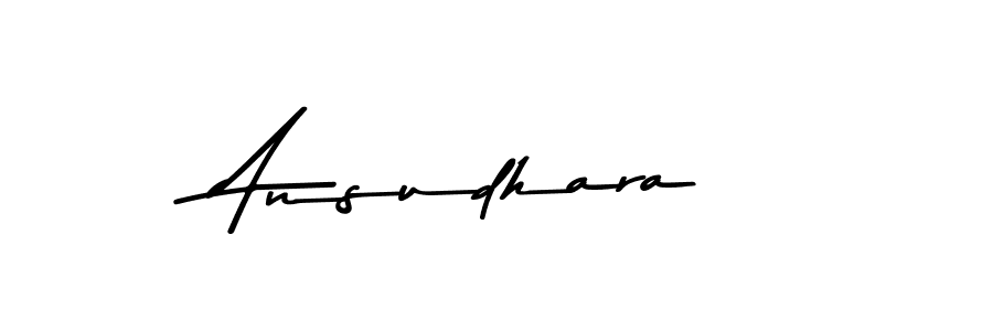 How to make Ansudhara name signature. Use Asem Kandis PERSONAL USE style for creating short signs online. This is the latest handwritten sign. Ansudhara signature style 9 images and pictures png