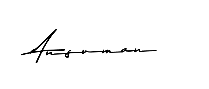 Use a signature maker to create a handwritten signature online. With this signature software, you can design (Asem Kandis PERSONAL USE) your own signature for name Ansuman. Ansuman signature style 9 images and pictures png