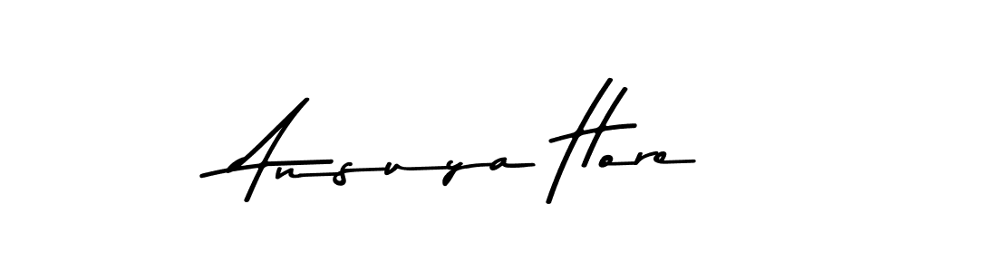 Ansuya Hore stylish signature style. Best Handwritten Sign (Asem Kandis PERSONAL USE) for my name. Handwritten Signature Collection Ideas for my name Ansuya Hore. Ansuya Hore signature style 9 images and pictures png