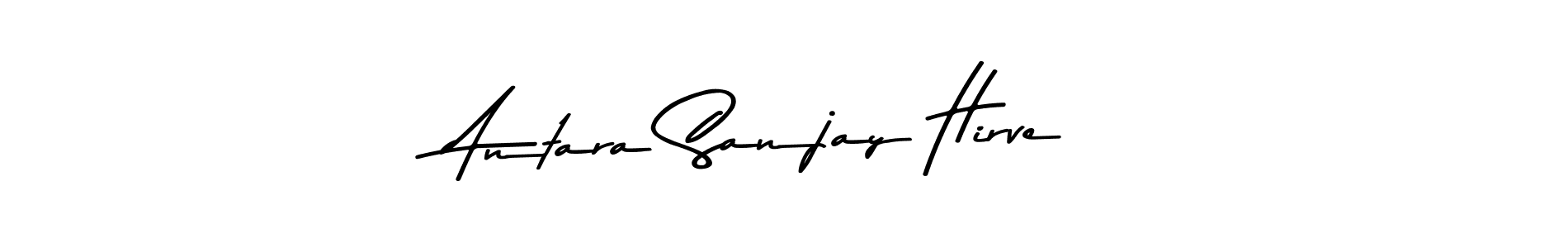 Make a beautiful signature design for name Antara Sanjay Hirve. With this signature (Asem Kandis PERSONAL USE) style, you can create a handwritten signature for free. Antara Sanjay Hirve signature style 9 images and pictures png