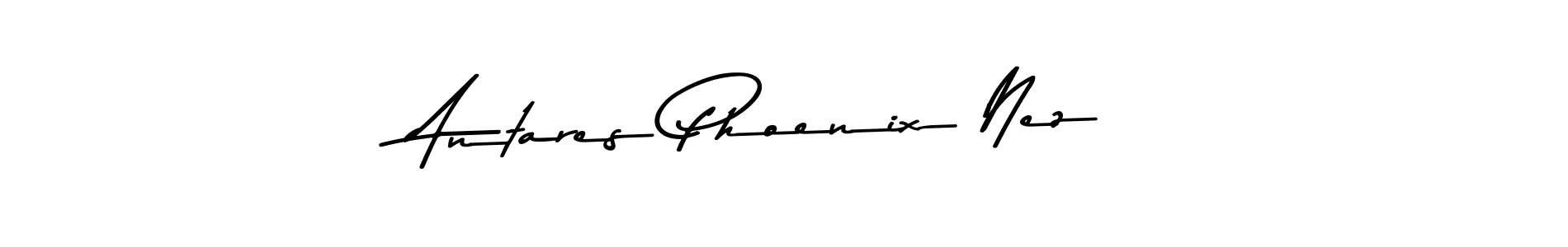 Similarly Asem Kandis PERSONAL USE is the best handwritten signature design. Signature creator online .You can use it as an online autograph creator for name Antares Phoenix Nez. Antares Phoenix Nez signature style 9 images and pictures png