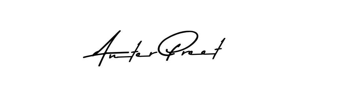 Use a signature maker to create a handwritten signature online. With this signature software, you can design (Asem Kandis PERSONAL USE) your own signature for name Anter Preet. Anter Preet signature style 9 images and pictures png