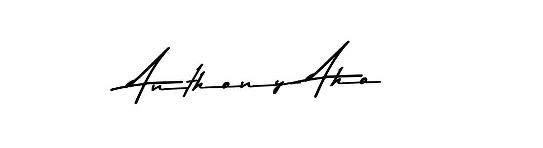 Anthony Aho stylish signature style. Best Handwritten Sign (Asem Kandis PERSONAL USE) for my name. Handwritten Signature Collection Ideas for my name Anthony Aho. Anthony Aho signature style 9 images and pictures png