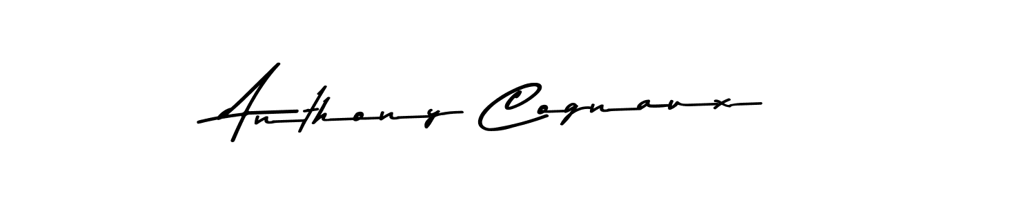 Design your own signature with our free online signature maker. With this signature software, you can create a handwritten (Asem Kandis PERSONAL USE) signature for name Anthony Cognaux. Anthony Cognaux signature style 9 images and pictures png