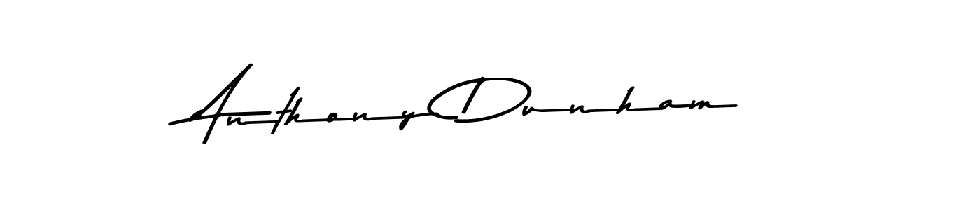 Anthony Dunham stylish signature style. Best Handwritten Sign (Asem Kandis PERSONAL USE) for my name. Handwritten Signature Collection Ideas for my name Anthony Dunham. Anthony Dunham signature style 9 images and pictures png