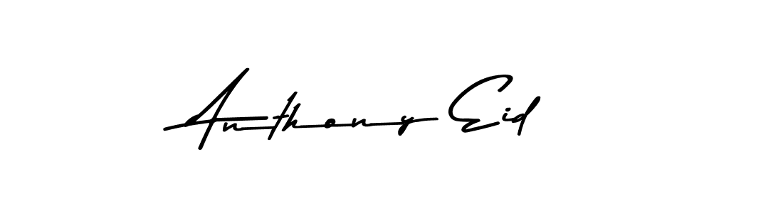 How to make Anthony Eid name signature. Use Asem Kandis PERSONAL USE style for creating short signs online. This is the latest handwritten sign. Anthony Eid signature style 9 images and pictures png