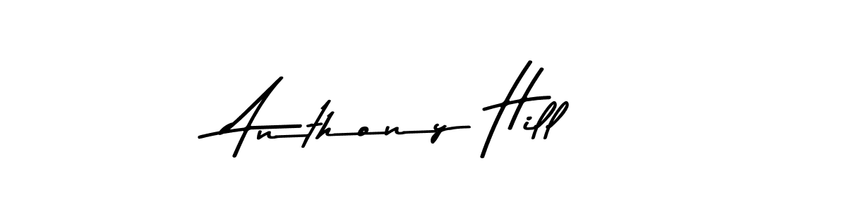 Anthony Hill stylish signature style. Best Handwritten Sign (Asem Kandis PERSONAL USE) for my name. Handwritten Signature Collection Ideas for my name Anthony Hill. Anthony Hill signature style 9 images and pictures png