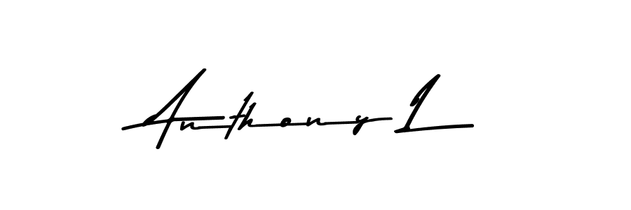 How to make Anthony L signature? Asem Kandis PERSONAL USE is a professional autograph style. Create handwritten signature for Anthony L name. Anthony L signature style 9 images and pictures png