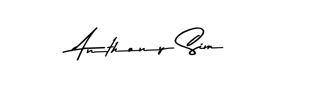 Use a signature maker to create a handwritten signature online. With this signature software, you can design (Asem Kandis PERSONAL USE) your own signature for name Anthony Sim. Anthony Sim signature style 9 images and pictures png