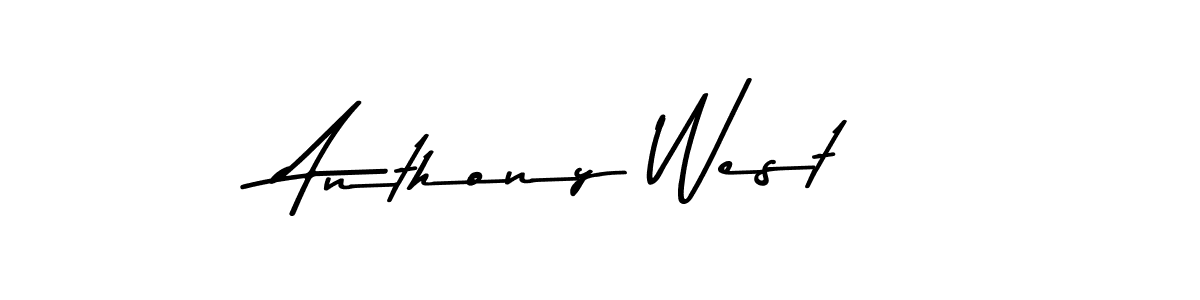Anthony West stylish signature style. Best Handwritten Sign (Asem Kandis PERSONAL USE) for my name. Handwritten Signature Collection Ideas for my name Anthony West. Anthony West signature style 9 images and pictures png