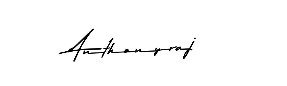 Design your own signature with our free online signature maker. With this signature software, you can create a handwritten (Asem Kandis PERSONAL USE) signature for name Anthonyraj. Anthonyraj signature style 9 images and pictures png