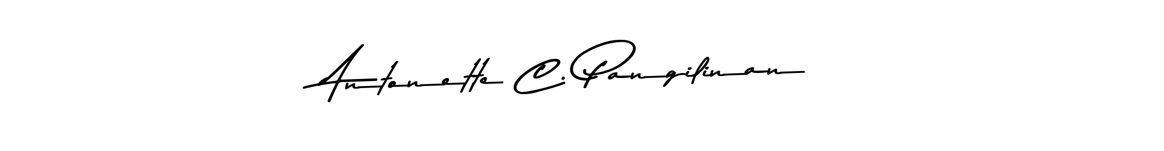 How to make Antonette C. Pangilinan name signature. Use Asem Kandis PERSONAL USE style for creating short signs online. This is the latest handwritten sign. Antonette C. Pangilinan signature style 9 images and pictures png