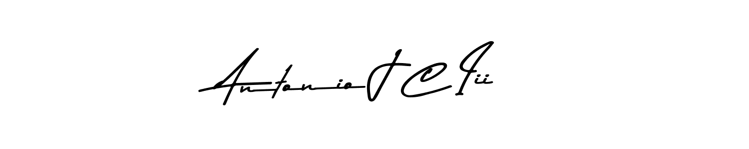 Use a signature maker to create a handwritten signature online. With this signature software, you can design (Asem Kandis PERSONAL USE) your own signature for name Antonio J C Iii. Antonio J C Iii signature style 9 images and pictures png