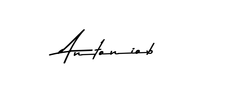 Use a signature maker to create a handwritten signature online. With this signature software, you can design (Asem Kandis PERSONAL USE) your own signature for name Antoniob. Antoniob signature style 9 images and pictures png