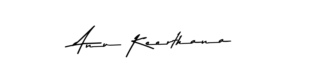 Create a beautiful signature design for name Anu Keerthana. With this signature (Asem Kandis PERSONAL USE) fonts, you can make a handwritten signature for free. Anu Keerthana signature style 9 images and pictures png