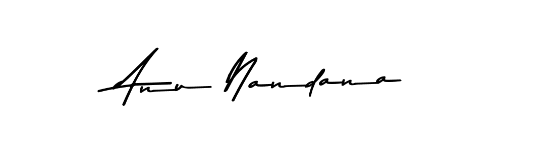 Make a beautiful signature design for name Anu Nandana. With this signature (Asem Kandis PERSONAL USE) style, you can create a handwritten signature for free. Anu Nandana signature style 9 images and pictures png