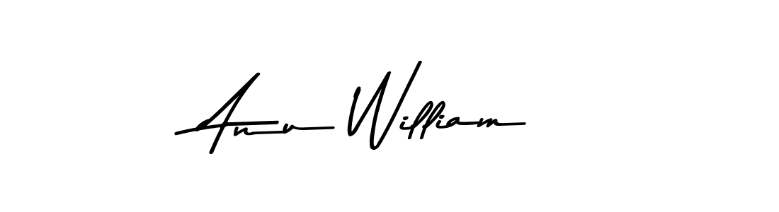 Make a beautiful signature design for name Anu William. Use this online signature maker to create a handwritten signature for free. Anu William signature style 9 images and pictures png
