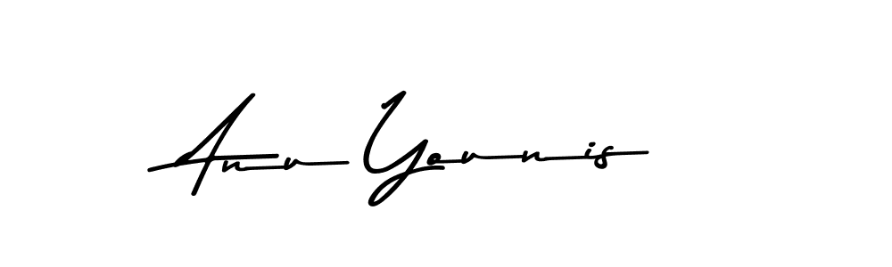 Use a signature maker to create a handwritten signature online. With this signature software, you can design (Asem Kandis PERSONAL USE) your own signature for name Anu Younis. Anu Younis signature style 9 images and pictures png