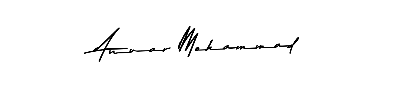Design your own signature with our free online signature maker. With this signature software, you can create a handwritten (Asem Kandis PERSONAL USE) signature for name Anuar Mohammad. Anuar Mohammad signature style 9 images and pictures png