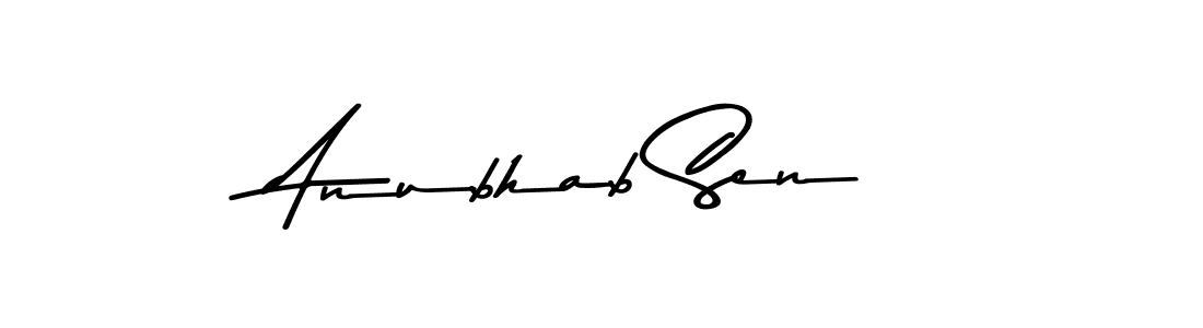 Anubhab Sen stylish signature style. Best Handwritten Sign (Asem Kandis PERSONAL USE) for my name. Handwritten Signature Collection Ideas for my name Anubhab Sen. Anubhab Sen signature style 9 images and pictures png