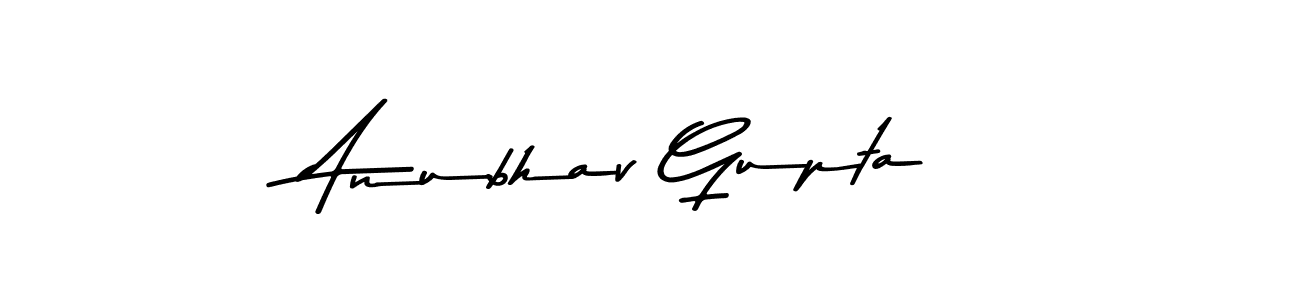 Anubhav Gupta stylish signature style. Best Handwritten Sign (Asem Kandis PERSONAL USE) for my name. Handwritten Signature Collection Ideas for my name Anubhav Gupta. Anubhav Gupta signature style 9 images and pictures png