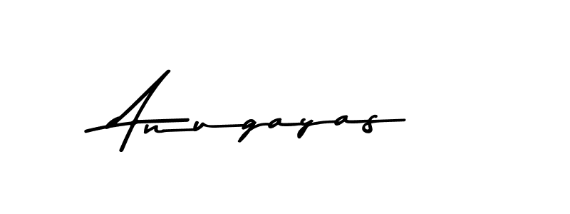 Design your own signature with our free online signature maker. With this signature software, you can create a handwritten (Asem Kandis PERSONAL USE) signature for name Anugayas. Anugayas signature style 9 images and pictures png