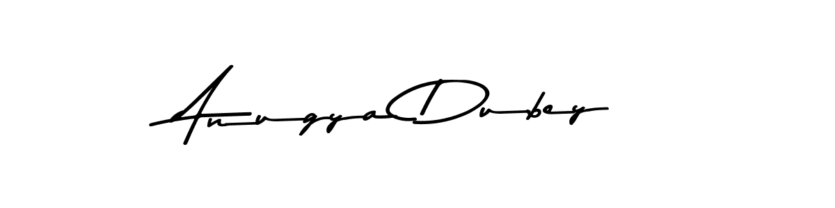 Create a beautiful signature design for name Anugya Dubey. With this signature (Asem Kandis PERSONAL USE) fonts, you can make a handwritten signature for free. Anugya Dubey signature style 9 images and pictures png
