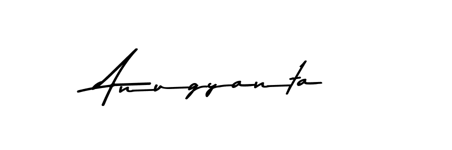 Make a beautiful signature design for name Anugyanta. With this signature (Asem Kandis PERSONAL USE) style, you can create a handwritten signature for free. Anugyanta signature style 9 images and pictures png