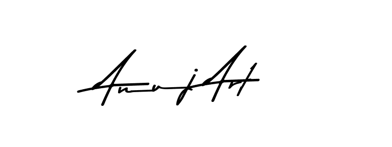 Make a beautiful signature design for name Anuj Art. With this signature (Asem Kandis PERSONAL USE) style, you can create a handwritten signature for free. Anuj Art signature style 9 images and pictures png