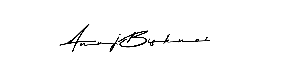 Create a beautiful signature design for name Anuj Bishnoi. With this signature (Asem Kandis PERSONAL USE) fonts, you can make a handwritten signature for free. Anuj Bishnoi signature style 9 images and pictures png