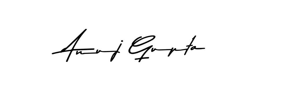 Make a beautiful signature design for name Anuj Gupta. With this signature (Asem Kandis PERSONAL USE) style, you can create a handwritten signature for free. Anuj Gupta signature style 9 images and pictures png