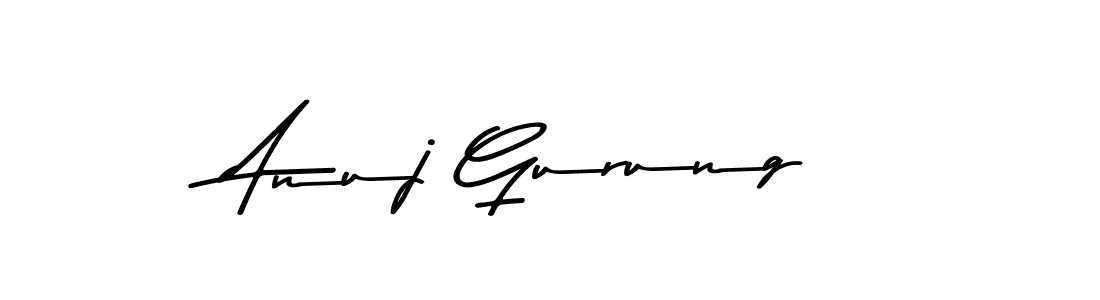 if you are searching for the best signature style for your name Anuj Gurung. so please give up your signature search. here we have designed multiple signature styles  using Asem Kandis PERSONAL USE. Anuj Gurung signature style 9 images and pictures png