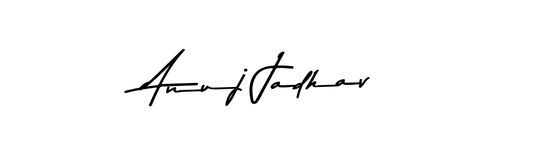 Here are the top 10 professional signature styles for the name Anuj Jadhav. These are the best autograph styles you can use for your name. Anuj Jadhav signature style 9 images and pictures png