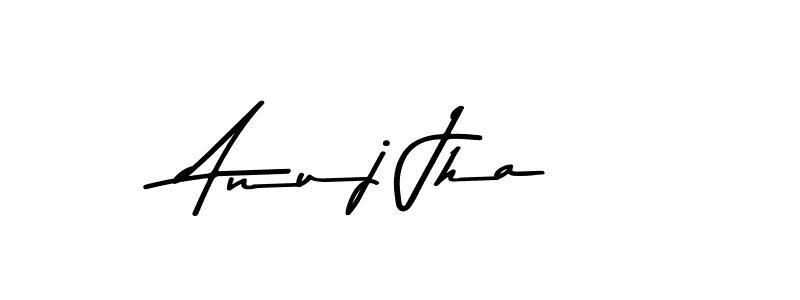 How to make Anuj Jha name signature. Use Asem Kandis PERSONAL USE style for creating short signs online. This is the latest handwritten sign. Anuj Jha signature style 9 images and pictures png