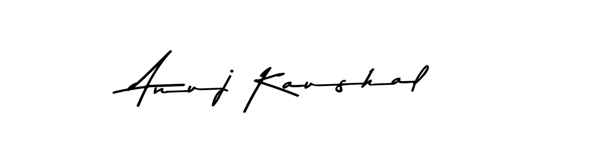This is the best signature style for the Anuj Kaushal name. Also you like these signature font (Asem Kandis PERSONAL USE). Mix name signature. Anuj Kaushal signature style 9 images and pictures png