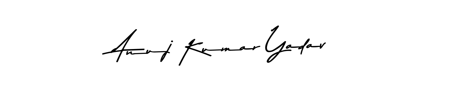 Design your own signature with our free online signature maker. With this signature software, you can create a handwritten (Asem Kandis PERSONAL USE) signature for name Anuj Kumar Yadav. Anuj Kumar Yadav signature style 9 images and pictures png