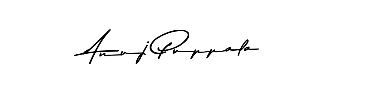 Here are the top 10 professional signature styles for the name Anuj Puppala. These are the best autograph styles you can use for your name. Anuj Puppala signature style 9 images and pictures png