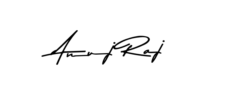 Create a beautiful signature design for name Anuj Raj. With this signature (Asem Kandis PERSONAL USE) fonts, you can make a handwritten signature for free. Anuj Raj signature style 9 images and pictures png
