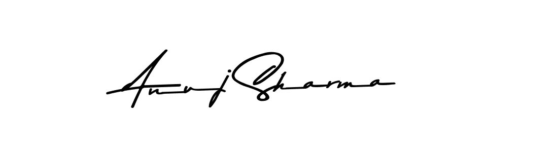 Make a beautiful signature design for name Anuj Sharma. With this signature (Asem Kandis PERSONAL USE) style, you can create a handwritten signature for free. Anuj Sharma signature style 9 images and pictures png