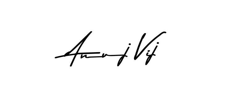 Design your own signature with our free online signature maker. With this signature software, you can create a handwritten (Asem Kandis PERSONAL USE) signature for name Anuj Vij. Anuj Vij signature style 9 images and pictures png