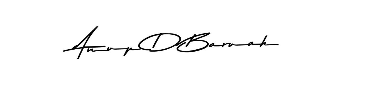 Design your own signature with our free online signature maker. With this signature software, you can create a handwritten (Asem Kandis PERSONAL USE) signature for name Anup D Baruah. Anup D Baruah signature style 9 images and pictures png