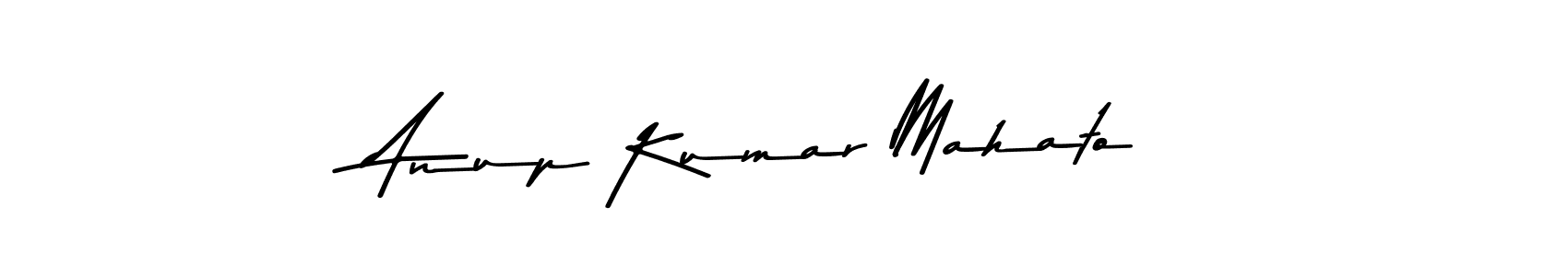 Create a beautiful signature design for name Anup Kumar Mahato. With this signature (Asem Kandis PERSONAL USE) fonts, you can make a handwritten signature for free. Anup Kumar Mahato signature style 9 images and pictures png