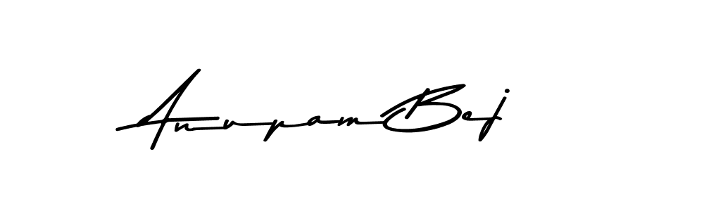 How to make Anupam Bej name signature. Use Asem Kandis PERSONAL USE style for creating short signs online. This is the latest handwritten sign. Anupam Bej signature style 9 images and pictures png