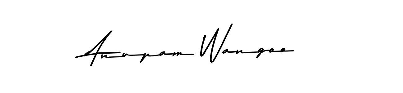 Also You can easily find your signature by using the search form. We will create Anupam Wangoo name handwritten signature images for you free of cost using Asem Kandis PERSONAL USE sign style. Anupam Wangoo signature style 9 images and pictures png