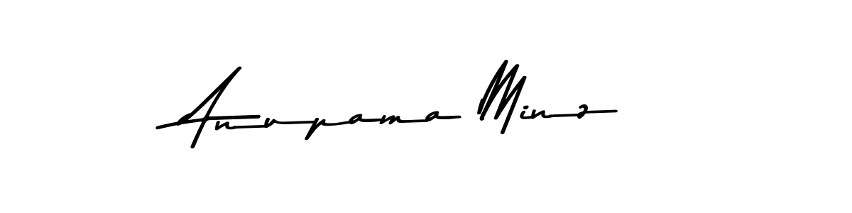 How to make Anupama Minz signature? Asem Kandis PERSONAL USE is a professional autograph style. Create handwritten signature for Anupama Minz name. Anupama Minz signature style 9 images and pictures png