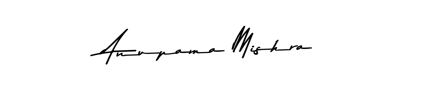 How to make Anupama Mishra name signature. Use Asem Kandis PERSONAL USE style for creating short signs online. This is the latest handwritten sign. Anupama Mishra signature style 9 images and pictures png