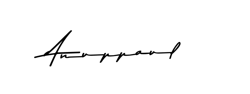 How to make Anuppaul name signature. Use Asem Kandis PERSONAL USE style for creating short signs online. This is the latest handwritten sign. Anuppaul signature style 9 images and pictures png