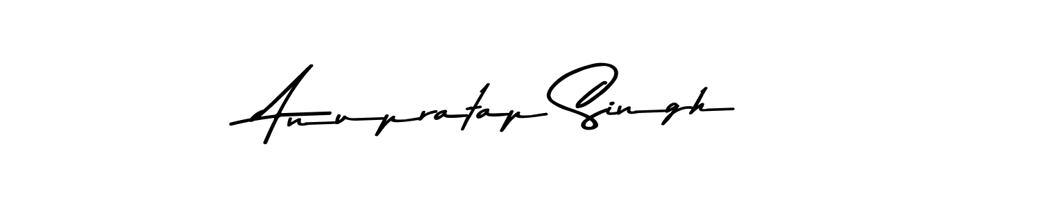 Create a beautiful signature design for name Anupratap Singh. With this signature (Asem Kandis PERSONAL USE) fonts, you can make a handwritten signature for free. Anupratap Singh signature style 9 images and pictures png
