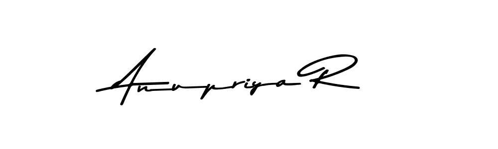 Design your own signature with our free online signature maker. With this signature software, you can create a handwritten (Asem Kandis PERSONAL USE) signature for name Anupriya R. Anupriya R signature style 9 images and pictures png