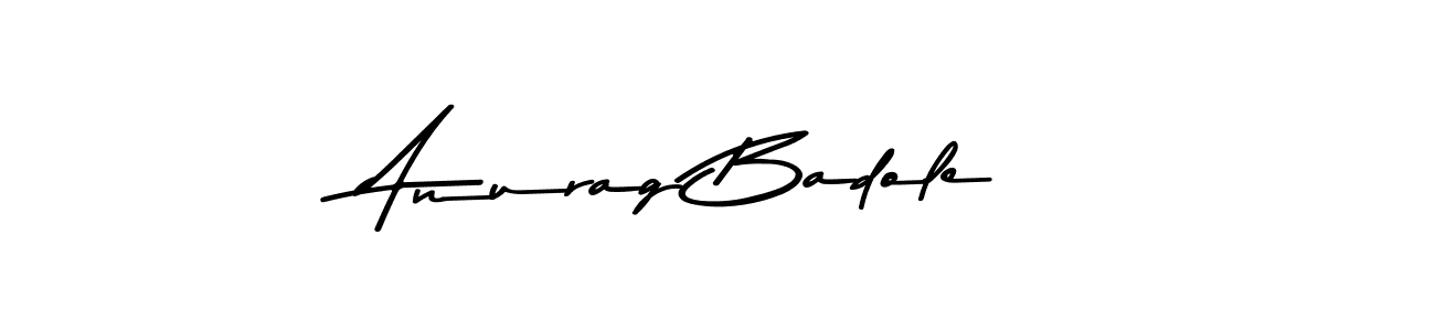 Design your own signature with our free online signature maker. With this signature software, you can create a handwritten (Asem Kandis PERSONAL USE) signature for name Anurag Badole. Anurag Badole signature style 9 images and pictures png